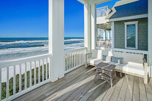 Ocean views from a 30A vacation rental